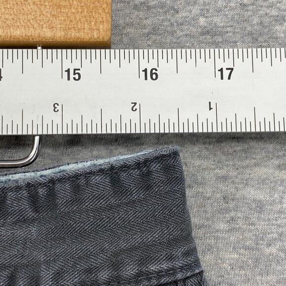 Chaps Shorts Mens 34 Black Cargo Pockets 9" Inseam Utility Cotton Workwear - Picture 5 of 10